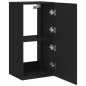 vidaXL TV-Wandschrank mit LED-Leuchten Schwarz 40,5x35x80 cm vidaXL TV-Wandschrank mit LED-Leuchten Schwarz 40,5x35x80 cm