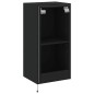 vidaXL TV-Wandschrank mit LED-Leuchten Schwarz 40,5x35x80 cm vidaXL TV-Wandschrank mit LED-Leuchten Schwarz 40,5x35x80 cm