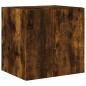 vidaXL TV-Wandschrank mit LED-Leuchten Räuchereiche 40,5x35x40 cm vidaXL TV-Wandschrank mit LED-Leuchten Räuchereiche 40,5x35x40 cm