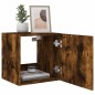 vidaXL TV-Wandschrank mit LED-Leuchten Räuchereiche 40,5x35x40 cm vidaXL TV-Wandschrank mit LED-Leuchten Räuchereiche 40,5x35x40 cm