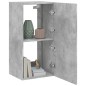 vidaXL TV-Wandschrank mit LED-Leuchten Betongrau 40,5x35x80 cm vidaXL TV-Wandschrank mit LED-Leuchten Betongrau 40,5x35x80 cm