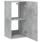 vidaXL TV-Wandschrank mit LED-Leuchten Betongrau 40,5x35x80 cm vidaXL TV-Wandschrank mit LED-Leuchten Betongrau 40,5x35x80 cm