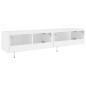 vidaXL TV-Wandschränke mit LED-Leuchten 2 Stk. Weiß 80x35x31 cm vidaXL TV-Wandschränke mit LED-Leuchten 2 Stk. Weiß 80x35x31 cm