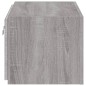 vidaXL TV-Wandschrank mit LED-Leuchten Grau Sonoma 60x35x31 cm vidaXL TV-Wandschrank mit LED-Leuchten Grau Sonoma 60x35x31 cm