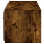 vidaXL TV-Wandschrank mit LED-Leuchten Räuchereiche 80x35x31 cm vidaXL TV-Wandschrank mit LED-Leuchten Räuchereiche 80x35x31 cm