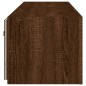 vidaXL TV-Wandschränke mit LED-Leuchten 2 Stk. Braun Eichen-Optik vidaXL TV-Wandschränke mit LED-Leuchten 2 Stk. Braun Eichen-Optik