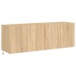 vidaXL TV-Wandschränke mit LED-Leuchten 2 Stk. Sonoma-Eiche 60x35x41cm vidaXL TV-Wandschränke mit LED-Leuchten 2 Stk. Sonoma-Eiche 60x35x41cm