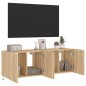 vidaXL TV-Wandschränke mit LED-Leuchten 2 Stk. Sonoma-Eiche 60x35x41cm vidaXL TV-Wandschränke mit LED-Leuchten 2 Stk. Sonoma-Eiche 60x35x41cm