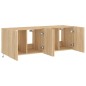 vidaXL TV-Wandschränke mit LED-Leuchten 2 Stk. Sonoma-Eiche 60x35x41cm vidaXL TV-Wandschränke mit LED-Leuchten 2 Stk. Sonoma-Eiche 60x35x41cm