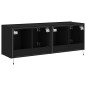 vidaXL TV-Wandschränke mit LED-Leuchten 2 Stk. Schwarz 60x35x41 cm vidaXL TV-Wandschränke mit LED-Leuchten 2 Stk. Schwarz 60x35x41 cm