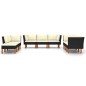 vidaXL 9-tlg. Garten-Lounge-Set mit Kissen Poly Rattan Schwarz vidaXL 9-tlg. Garten-Lounge-Set mit Kissen Poly Rattan Schwarz