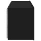 vidaXL TV-Wandschrank mit LED-Leuchten Schwarz 100x35x41 cm vidaXL TV-Wandschrank mit LED-Leuchten Schwarz 100x35x41 cm