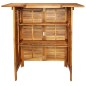 vidaXL Bartisch 110x50x105 cm Massivholz Akazie vidaXL Bartisch 110x50x105 cm Massivholz Akazie
