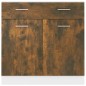 vidaXL Unterschrank mit Schublade Räuchereiche 80x46x81,5 cm vidaXL Unterschrank mit Schublade Räuchereiche 80x46x81,5 cm