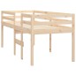 vidaXL Hochbett 75x190 cm Massivholz Kiefer vidaXL Hochbett 75x190 cm Massivholz Kiefer