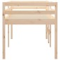 vidaXL Hochbett 75x190 cm Massivholz Kiefer vidaXL Hochbett 75x190 cm Massivholz Kiefer