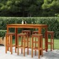 vidaXL Barhocker 6 Stk. Massivholz Akazie vidaXL Barhocker 6 Stk. Massivholz Akazie