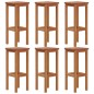 vidaXL Barhocker 6 Stk. Massivholz Akazie vidaXL Barhocker 6 Stk. Massivholz Akazie