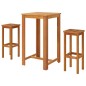 vidaXL 3-tlg. Gartenbar-Set Massivholz Akazie vidaXL 3-tlg. Gartenbar-Set Massivholz Akazie