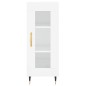 Highboard Hochglanz-Weiß 34,5x34x180 cm Holzwerkstoff Highboard Hochglanz-Weiß 34,5x34x180 cm Holzwerkstoff