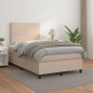 vidaXL Boxspringbett Matratze Cappuccino-Braun 120x200cm Kunstleder vidaXL Boxspringbett Matratze Cappuccino-Braun 120x200cm Kunstleder