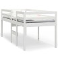 vidaXL Hochbett Weiß 75x190 cm Massivholz Kiefer vidaXL Hochbett Weiß 75x190 cm Massivholz Kiefer