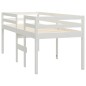 vidaXL Hochbett Weiß 75x190 cm Massivholz Kiefer vidaXL Hochbett Weiß 75x190 cm Massivholz Kiefer