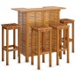 vidaXL 5-tlg. Gartenbar-Set Massivholz Akazie vidaXL 5-tlg. Gartenbar-Set Massivholz Akazie