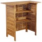 vidaXL 5-tlg. Gartenbar-Set Massivholz Akazie vidaXL 5-tlg. Gartenbar-Set Massivholz Akazie