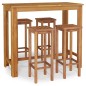 vidaXL 5-tlg. Gartenbar-Set Massivholz Akazie vidaXL 5-tlg. Gartenbar-Set Massivholz Akazie