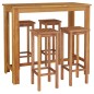 vidaXL 5-tlg. Gartenbar-Set Massivholz Akazie vidaXL 5-tlg. Gartenbar-Set Massivholz Akazie