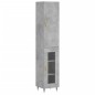 Highboard Betongrau 34,5x34x180 cm Holzwerkstoff Highboard Betongrau 34,5x34x180 cm Holzwerkstoff