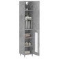Highboard Betongrau 34,5x34x180 cm Holzwerkstoff Highboard Betongrau 34,5x34x180 cm Holzwerkstoff