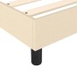 vidaXL Boxspringbett mit Matratze Creme 80x200 cm Stoff vidaXL Boxspringbett mit Matratze Creme 80x200 cm Stoff