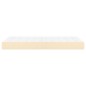 vidaXL Taschenfederkernmatratze Creme 80x200x20 cm Stoff vidaXL Taschenfederkernmatratze Creme 80x200x20 cm Stoff