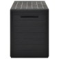 vidaXL Gartenbox Anthrazit 116x44x55 cm vidaXL Gartenbox Anthrazit 116x44x55 cm