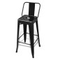 vidaXL Barhocker 2 Stk. Schwarz Stahl vidaXL Barhocker 2 Stk. Schwarz Stahl