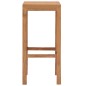 vidaXL Barhocker 2 Stk. Massivholz Teak vidaXL Barhocker 2 Stk. Massivholz Teak