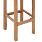 vidaXL Barhocker 2 Stk. Massivholz Teak vidaXL Barhocker 2 Stk. Massivholz Teak