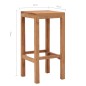 vidaXL Barhocker 2 Stk. Massivholz Teak vidaXL Barhocker 2 Stk. Massivholz Teak