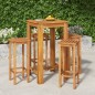 vidaXL 5-tlg. Gartenbar-Set Massivholz Akazie vidaXL 5-tlg. Gartenbar-Set Massivholz Akazie