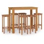 vidaXL 7-tlg. Gartenbar-Set Massivholz Akazie vidaXL 7-tlg. Gartenbar-Set Massivholz Akazie
