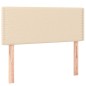 vidaXL Boxspringbett mit Matratze Creme 80x200 cm Stoff vidaXL Boxspringbett mit Matratze Creme 80x200 cm Stoff