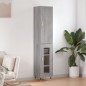 Highboard Grau Sonoma 34,5x34x180 cm Holzwerkstoff Highboard Grau Sonoma 34,5x34x180 cm Holzwerkstoff