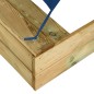Sandkasten mit Dach 80x60x97,5 cm Imprägniertes Kiefernholz Sandkasten mit Dach 80x60x97,5 cm Imprägniertes Kiefernholz