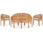 5-tlg. Garten-Lounge-Set Massivholz Teak 5-tlg. Garten-Lounge-Set Massivholz Teak