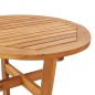 vidaXL Garten-Bartisch Ø60x105 cm Massivholz Akazie vidaXL Garten-Bartisch Ø60x105 cm Massivholz Akazie