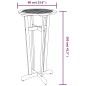 vidaXL Garten-Bartisch Ø60x105 cm Massivholz Akazie vidaXL Garten-Bartisch Ø60x105 cm Massivholz Akazie