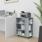 vidaXL Rollschrank Grau Sonoma 60x35x75 cm Holzwerkstoff vidaXL Rollschrank Grau Sonoma 60x35x75 cm Holzwerkstoff