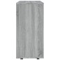 vidaXL Rollschrank Grau Sonoma 60x35x75 cm Holzwerkstoff vidaXL Rollschrank Grau Sonoma 60x35x75 cm Holzwerkstoff
